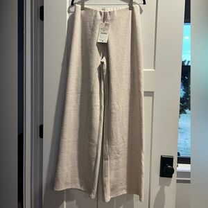 Zara Cream Flare Pants